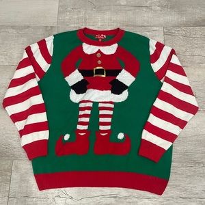 To Be Jolly Elf‎ Ugly Christmas Sweater Women’s Size XXL